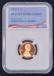 2002-S  Lincoln Cent  Proof 69 RD Ultra Cameo  NGC