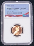 2004-S  Lincoln Cent  Proof 69 RD  Ultra Cameo   NGC 