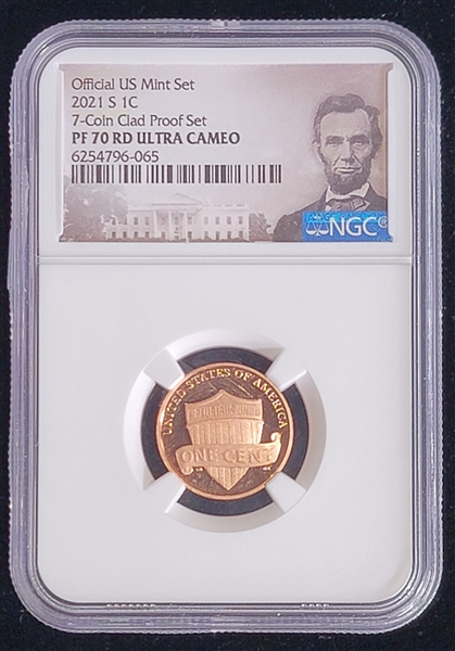 2021-S  Lincoln Cent  Proof 70 RED Ultra Cameo  NGC 