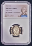 1982-S  Jefferson Nickel  Proof 69 Ultra Cameo NGC 