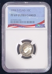 1994-S Roosevelt Dime  Clad  Proof 69 Ultra Cameo   NGC 